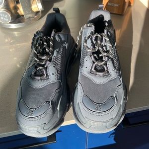 Balenciaga triple s navy blue